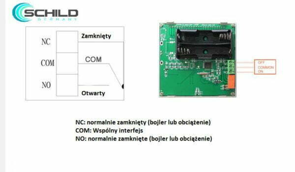 Termostat gazowy Schild TOB-313W regulator temperatury pokojowej