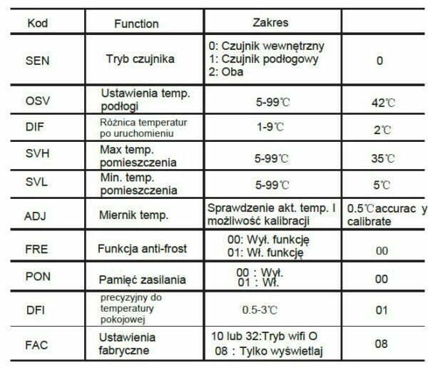 Schild EP-15WiFi sterownik na wyjściu 230V, termostat, czujnik, regulator temparatury pokojowej