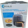 Frytkownica beztłuszczowa 5508CST LED Schild 4,5l 1500W + mini PIZZA patelnia beztłuszczowa 16cm