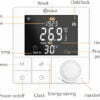 TUYA Schild EP-B8WiFi sterownik 230V, termostat, czujnik, regulator temparatury pokojowej +czujnik temperatury podłogi/ zewnętrzny w zestawie razem z przewodem - na wyjściu 230V