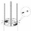 Okap kuchenny wyspowy Schild 359BX tuba kuchenny cylinder czarny