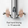 Suszarka do rąk Dyson 9KJ HU03 Airblade HEPA stal nierdzewna