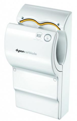 Suszarka do rąk Dyson AB03 biała WHITE edition AIRBLADE air blade - wersja DEMO